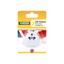 Status UK Tourist Adaptor (Euro Carded) Status UK Tourist Adaptor (Euro Carded)